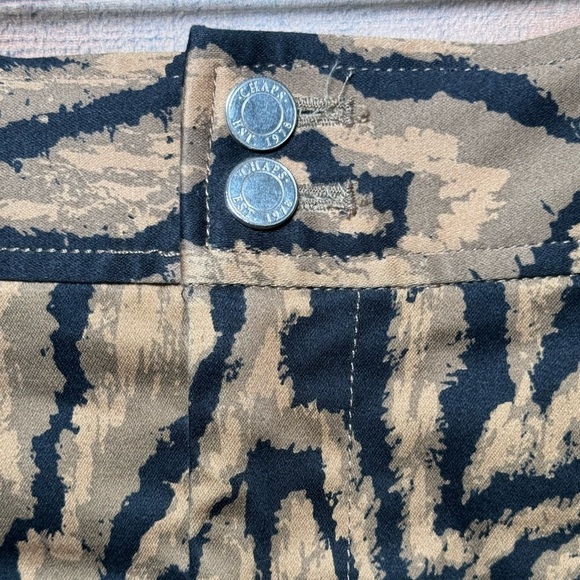 🌻 Chaps by Ralph Lauren Women's size 10 Animal Print Skirt - Picture 3 of 7
